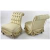 Image 3 : Pair Victorian Slipper Chairs