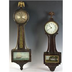 Seth Thomas and New Haven Banjo Clocks