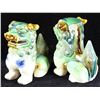 Image 2 : Pair of Ceramic Foo Dog Figures
