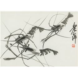 QI BAISHI Chinese 1864-1957 Ink on Paper Framed