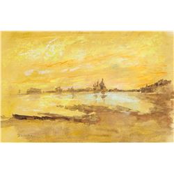 JAMES MCNEILL WHISTLER Pastel/Gouache