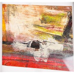 WALTER LEBLANC Belgian 1932-1986 Oil Abstract