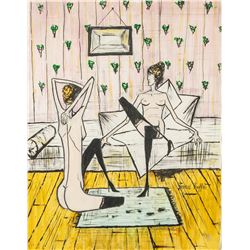 BERNARD BUFFET French 1928-199 OOC Nude Figures