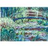 Image 1 : CLAUDE MONET French 1840-1926 Oil on Paper Bridge