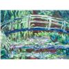 Image 3 : CLAUDE MONET French 1840-1926 Oil on Paper Bridge