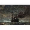 Image 4 : GUSTAV COURBET French 1819-1877 OOB Maritime Scene