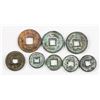 Image 2 : 8 Assorted Chinese Bronze and Iron Coin