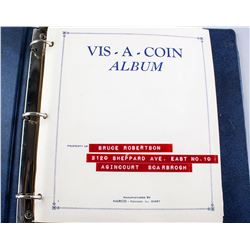 Collection Book of Assorted Coins