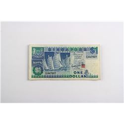 1984-1999 Singapore Ship Series 1 Dollar Banknote