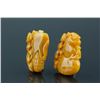 Image 2 : 2 Pieces of Chinese Hard Stone Carved Pendants