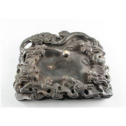 Chinese Old Dragon Ink Stone with Mark