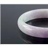 Image 3 : 2 Burma Green and Lavender Jadeite Carved Bangles