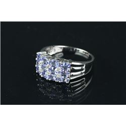 0.60ct Tanzanite & 0.05ct Diamond Ring CRV $700
