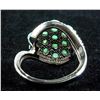 Image 4 : 2.52ct Emerald Cluster Ring CRV $700