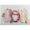 Image 1 : Six Assorted Necklaces and Bead Pendants