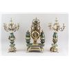 Image 3 : Rococo Style Marble & Metal Garniture Set