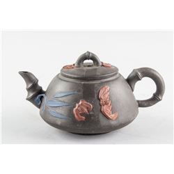 Chinese Zisha Bamboo Teapot Zong Ximing b.1963