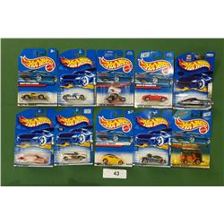 10 NEW IN PACKAGE 1990'S/2000'S HOTWHEELS