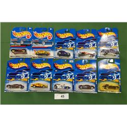10 NEW IN PACKAGE 1990'S/2000'S HOTWHEELS