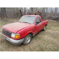 1993 Ford Ranger 2wd-Sold as Salvage