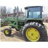 Image 2 : 4430 J.D. Tractor c/w FEL $100 easy on 20.8x34 tires, air 