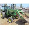 Image 5 : 4430 J.D. Tractor c/w FEL $100 easy on 20.8x34 tires, air 