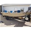 Image 1 : 2013 polar craft 16ft boat and trailer with 25 hp Etec Evinrude