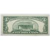 Image 2 : 1950 B $5 Federal Reserve Note