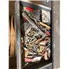 Image 2 : Metal Shop Writing Desk w/Contents 30" x 34.5" x 53"