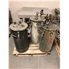 Image 1 : Lot of (3) Air Powered Industrial Paint Sprayers 10 Gal