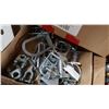 Image 2 : 2 TRAYS OF BRASS AND METAL HARDWARE