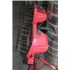 Image 2 : RED COMMERCIAL ELECTRIC DOUBLE SHOP LIGHT ON STAND
