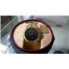 Image 2 : MENS WITTNAUER WN3042 GOLD TONE WITH DIAMOND WATCH, RETAIL $450, AS NEW WITH BOX AND EXTRA LINKS