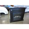 Image 2 : BLACK ELECTRIC FIREPLACE