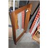 Image 2 : WALNUT FRAMED WALL MIRROR CANADIAN MADE