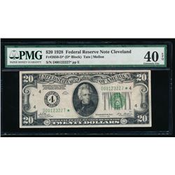 1928 $20 Cleveland Federal Reserve Note PMG 40EPQ