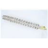 Image 8 : 14KT Two Tone Gold 1.30ctw Diamond Bracelet