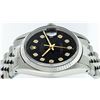 Image 4 : Rolex Men's Stainless Steel 36MM Black Diamond Datejust Wristwatch