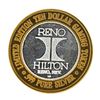 Image 1 : .999 Silver Reno Hilton Nevada $10 Casino Limited Edition Gaming Token