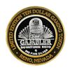 Image 2 : .999 Silver Gambler Hotel & Casino Reno, NV $10 Limited Edition Casino Gaming To