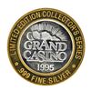 Image 1 : .999 Silver The The Grand Atlantic City, NJ $10 Casino Limited Edition Gaming To