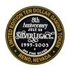 Image 1 : .999 Silver Silver Legacy Reno, Nevada $10 Casino Limited Edition Gaming Token