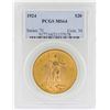 Image 1 : 1924 $20 St. Gaudens Double Eagle Gold Coin PCGS MS64