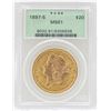 Image 1 : 1897-S $20 Liberty Head Double Eagle Gold Coin PCGS MS61