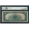 Image 2 : 1923 $5 Porthole Silver Certificate Note Fr.282 PMG Very Fine 25 Net