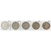 Image 1 : Lot of (5) 1891 $1 Morgan Silver Dollar Coins