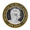 Image 1 : .999 Silver MGM Grand Las Vegas $10 Casino Limited Edition Gaming Token