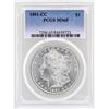 Image 1 : 1891-CC $1 Morgan Silver Dollar Coin PCGS MS65