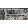 Image 1 : 1800's $1 Adrian Insurance Company Obsolete Note