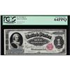 Image 1 : 1886 $1 Martha Washington Silver Certificate Note Fr.216 PCGS Very Choice New 64